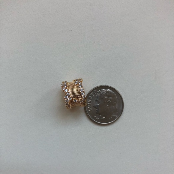 18k gold-plated roller pendant - Picture 2 of 3